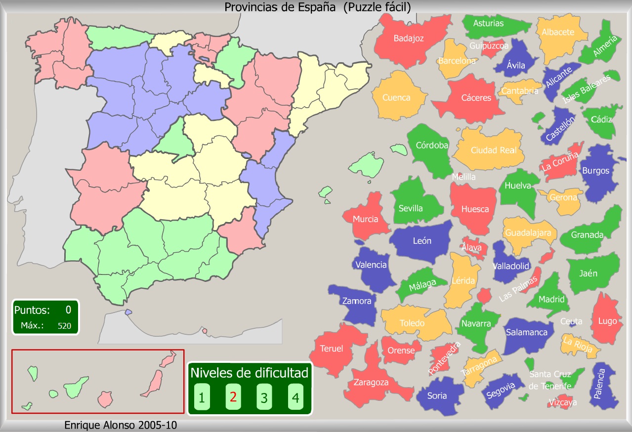 Provincias EspaÑolas Ceip Mariano Castillo 9868