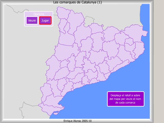Comarques de Catalunya. On és?