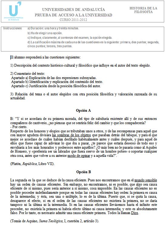 EXAMENES SELECTIVIDAD QUIMICA ANDALUCIA examenes selectividad quimica andalucia: