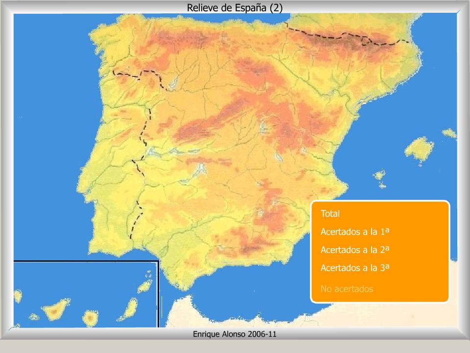 Mapa Interactivo De España Relieve De España ¿cómo Se Llama Mapas Interactivos De Didactalia
