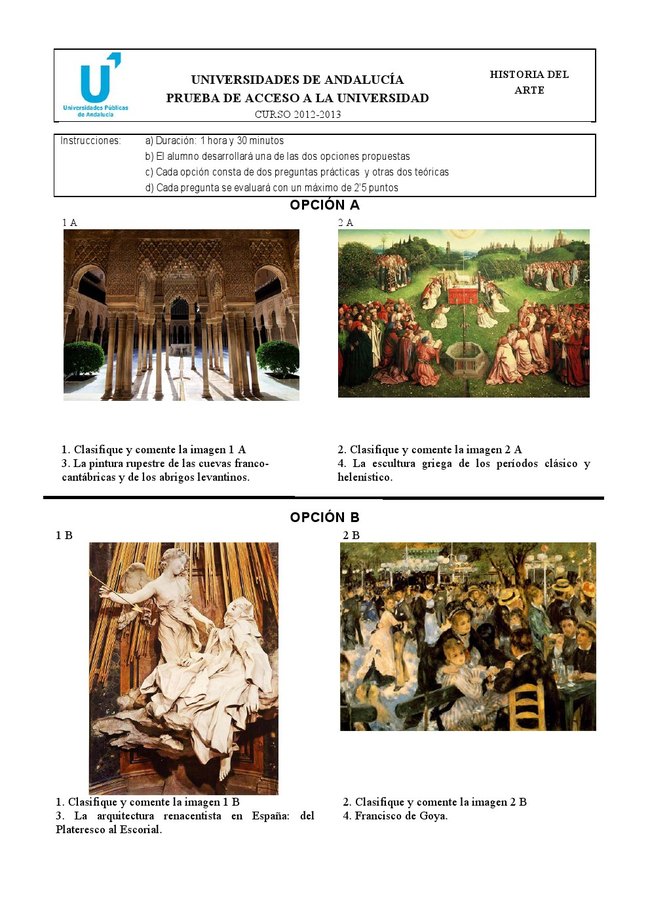 HISTORIA ARTE ANDALUCIA historia arte andalucia: